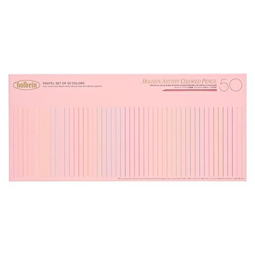 楽天市場】ホルベイン 色鉛筆 パステルトーンセット 50色 紙函 20936