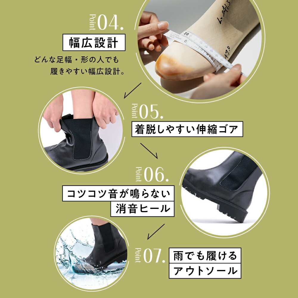 楽天市場】【永遠に履けるくらいラク！】 整体サイドゴアブーツ