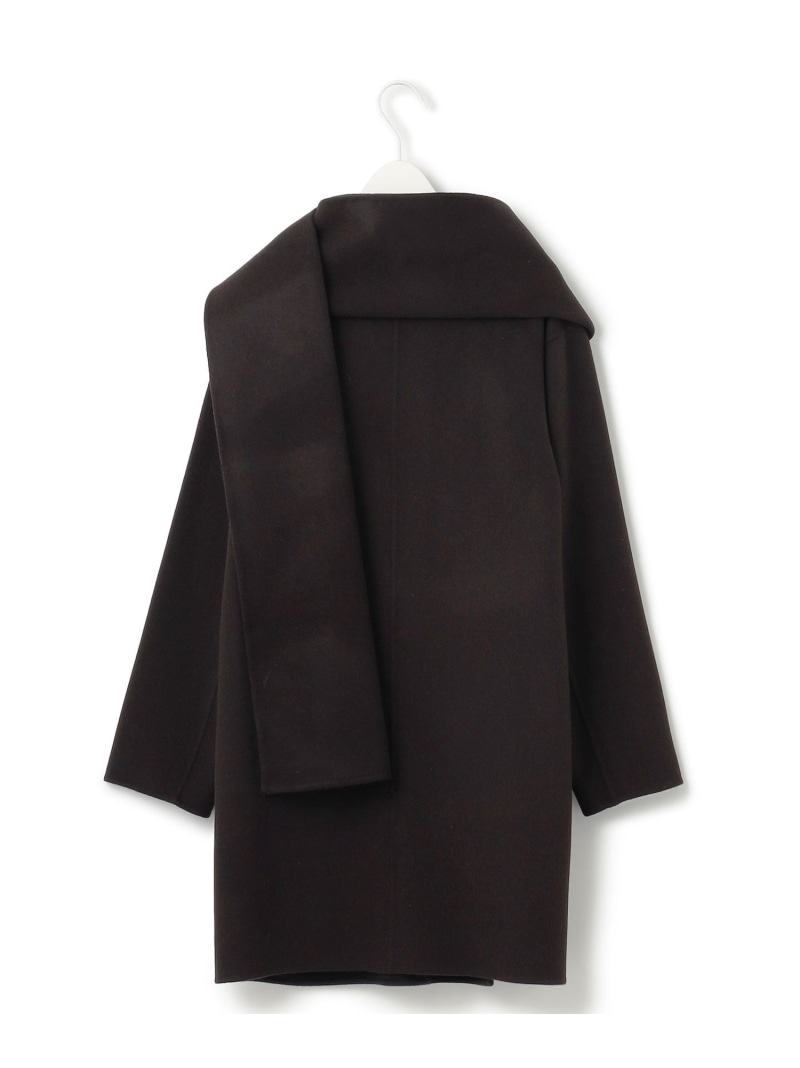 楽天市場】【SALE／70%OFF】ウールリバー ストール付きノーカラー