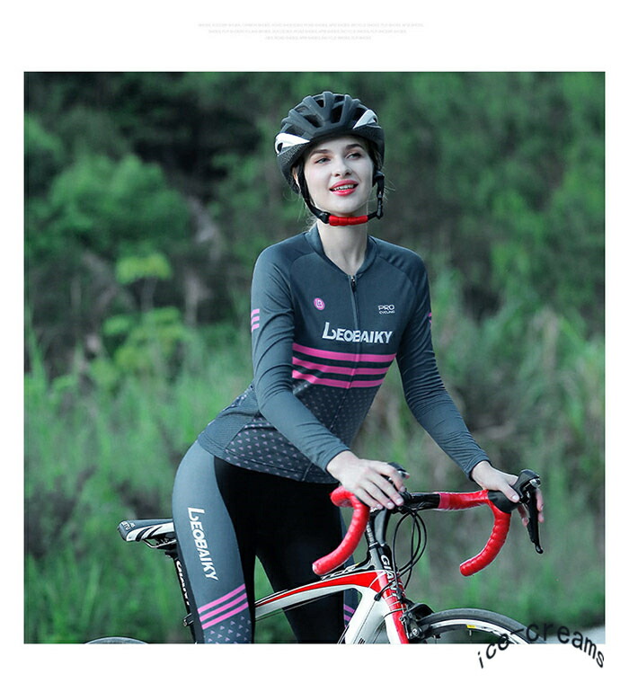 楽天市場】レディース 用 サイクルジャージ 長袖 春秋用 レディース