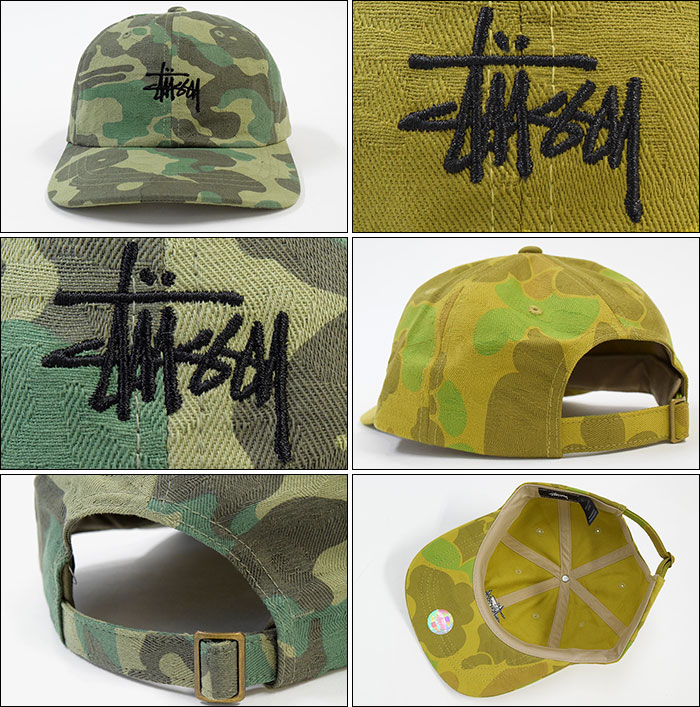 楽天市場】ステューシー STUSSY キャップ 帽子 Jacquard Camo Low Cap
