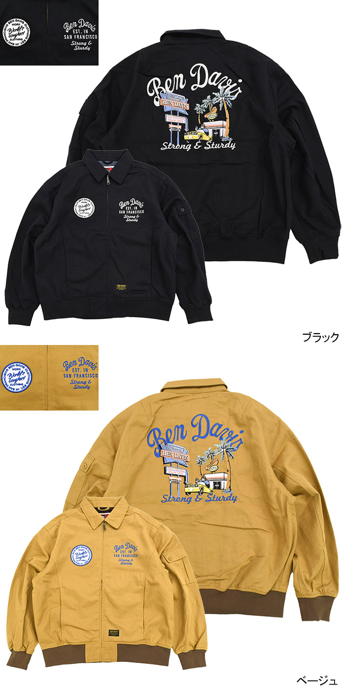 楽天市場】ベンデイビス BEN DAVIS ジャケット メンズ コットン ダック