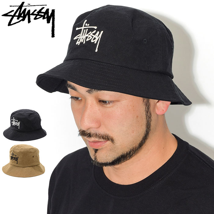 楽天市場】ステューシー STUSSY バケット ハット Big Logo Canvas