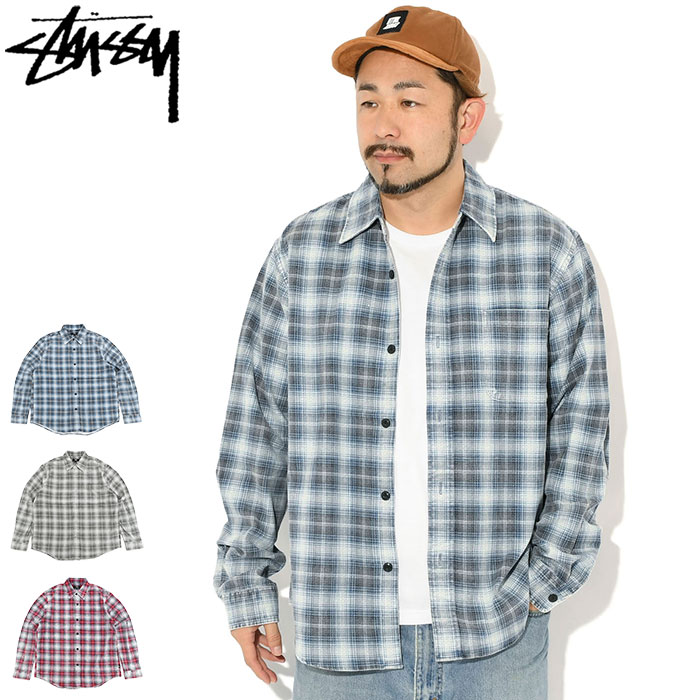 楽天市場】ステューシー STUSSY シャツ 長袖 メンズ Dax Plaid