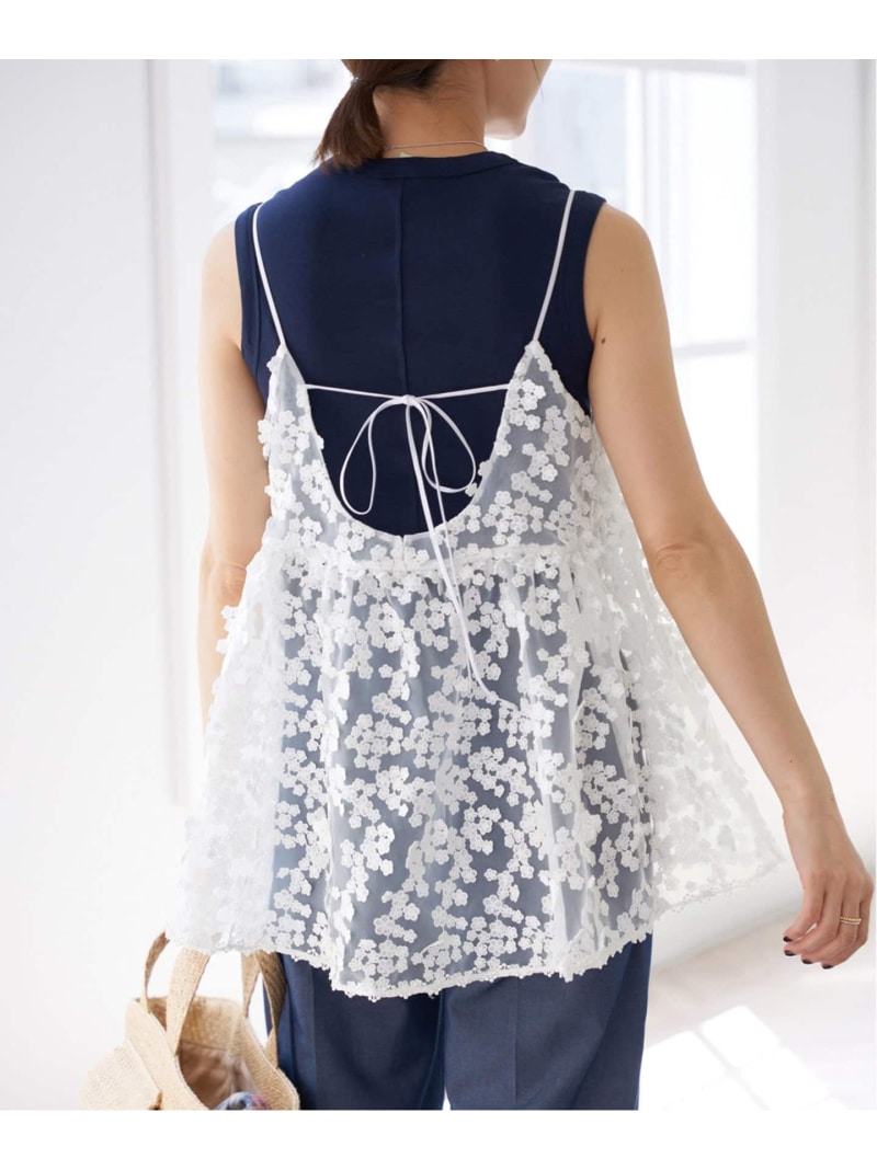 楽天市場】フラワーエンブロイダリー キャミソール IENA イエナ