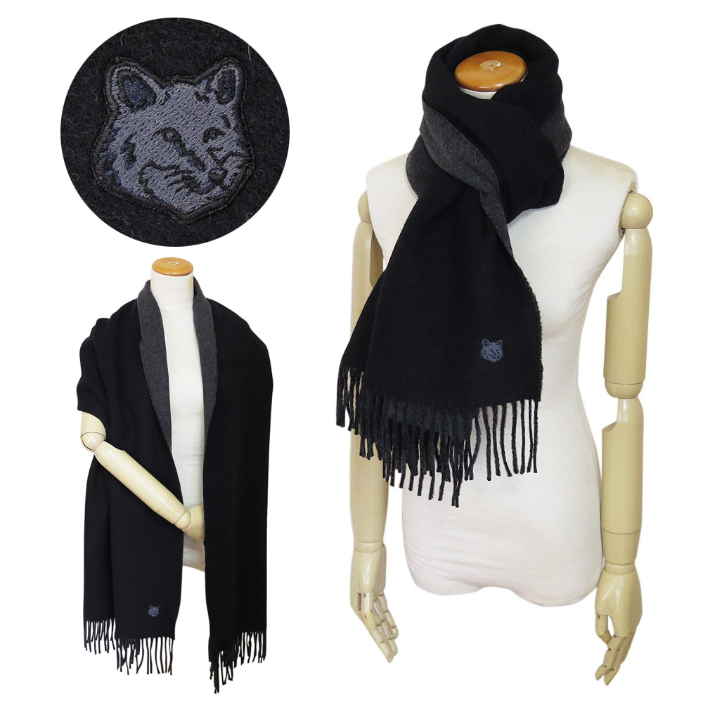 楽天市場】メゾンキツネ マフラー スカーフ ストール ボールド