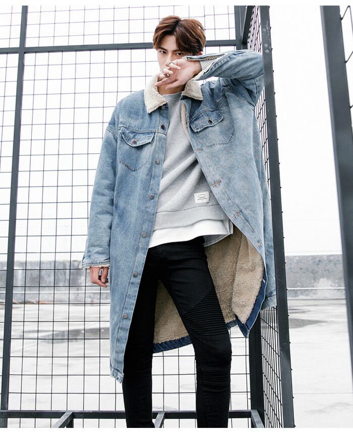 楽天市場】デニムコート 裏ボアデニム ロングコート 防寒性抜群 デニム