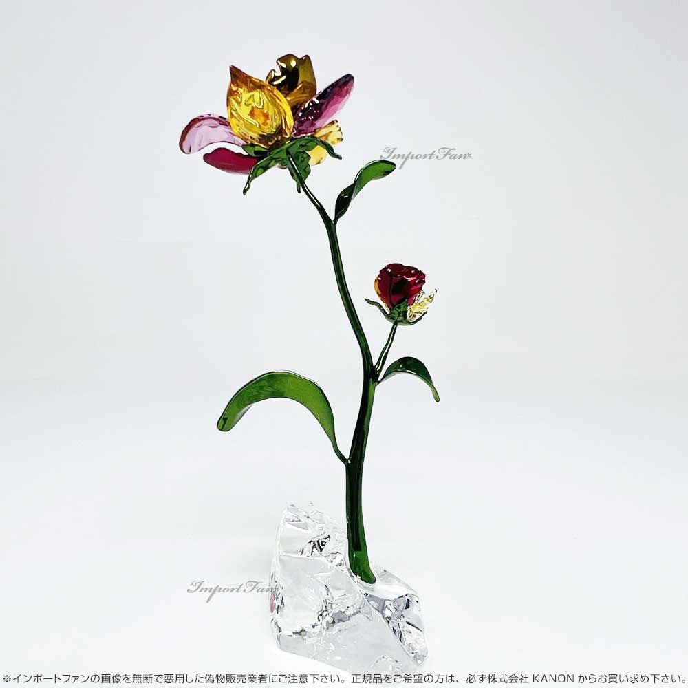 楽天市場】スワロフスキー イディリア 花 フラワー ラージ 置物