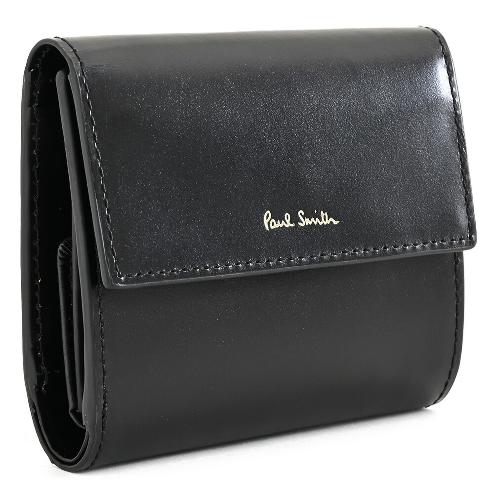 楽天市場】ポールスミス 財布 三つ折り財布 黒(ブラック) Paul Smith