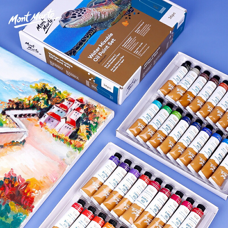 楽天市場】油絵具 油絵の具 18ml 36色セット 絵具 絵の具 えのぐ 油絵