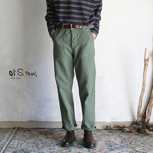 楽天市場】【orslow】 US ARMY FATIGUE PANTS Regular fit Button Fly