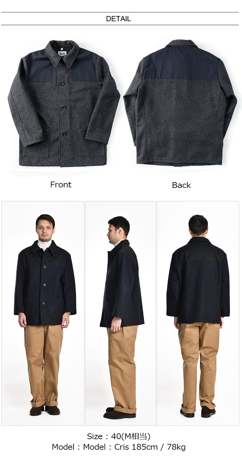 楽天市場】[期間SALE] Yarmo/ヤーモ Melton DONKEY COAT メルトン