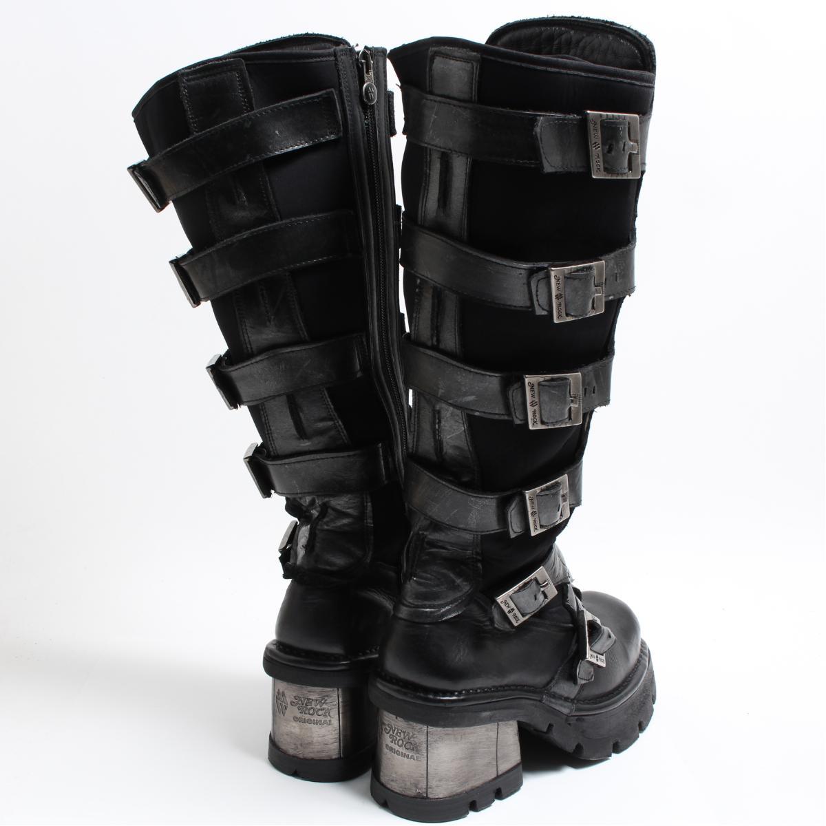 楽天市場】ニューロック NEW ROCK ハイヒールブーツ 39 レディース24.5