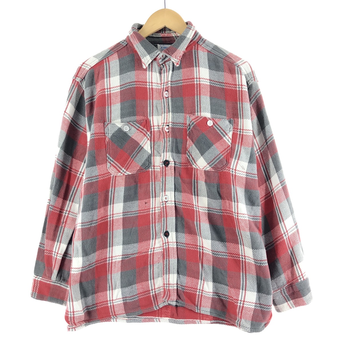 楽天市場】古着 60年代 ブレント BRENT 長袖 ヘビーネルシャツ メンズ