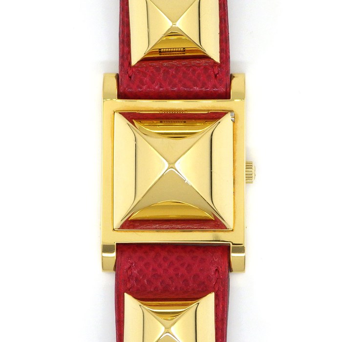 楽天市場】エルメス HERMES 腕時計 メドール ME1.201 スタッズ 蓋付き