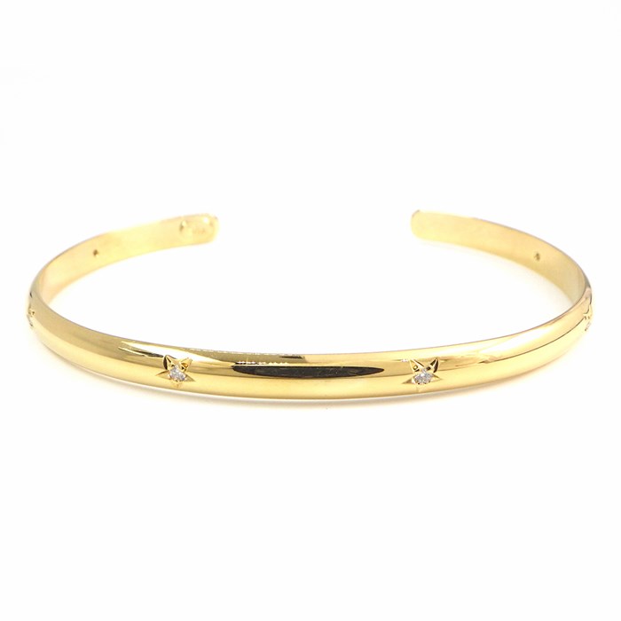 楽天市場】スタージュエリー STAR JEWELRY バングル K18YG