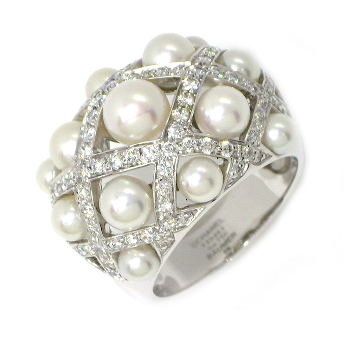 楽天市場】シャネル CHANEL リング バロックコレクション パール