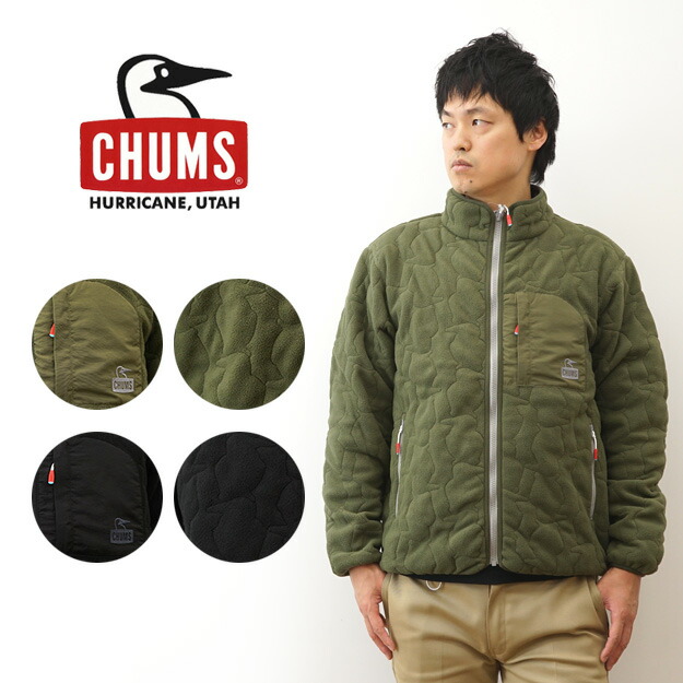 楽天市場】CHUMS（チャムス） ブービー ステッチ フリース ジャケット