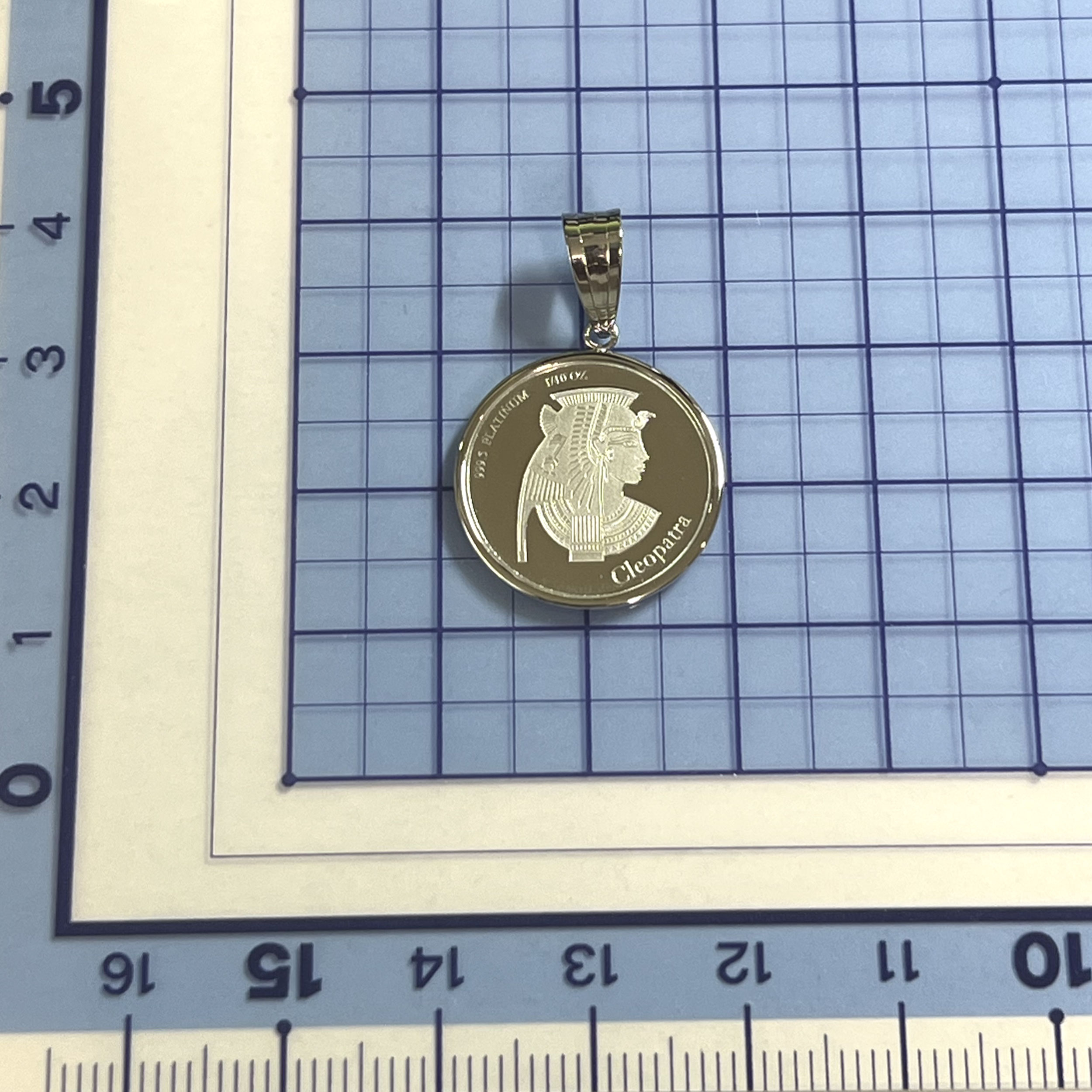楽天市場】クック諸島 純プラチナ Pt999 1/10oz クレオパトラ デザイン