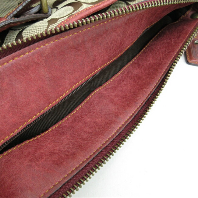 楽天市場】COACH(コーチ) シグネチャー ワンショルダーバッグ 7063 赤