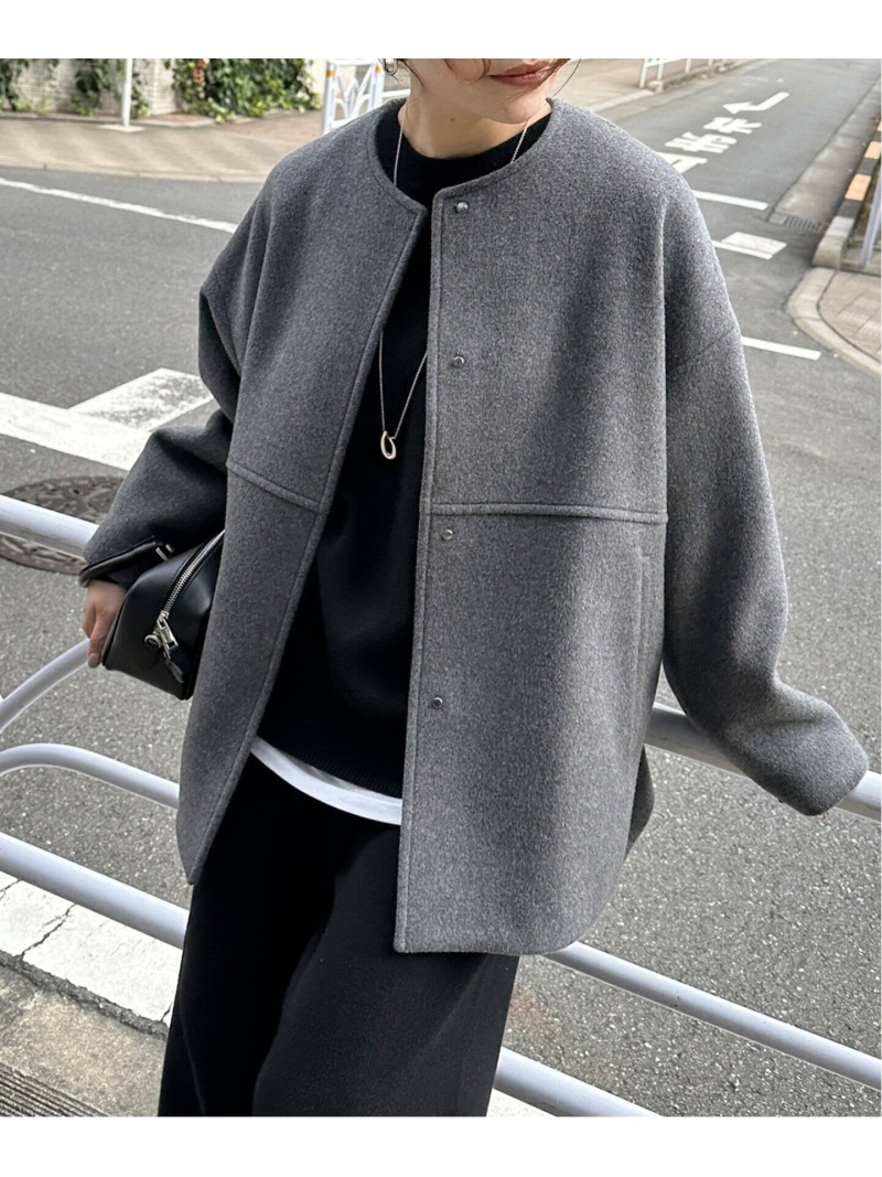 楽天市場】《追加3》スーパー140ビーバーノーカラーショートコート