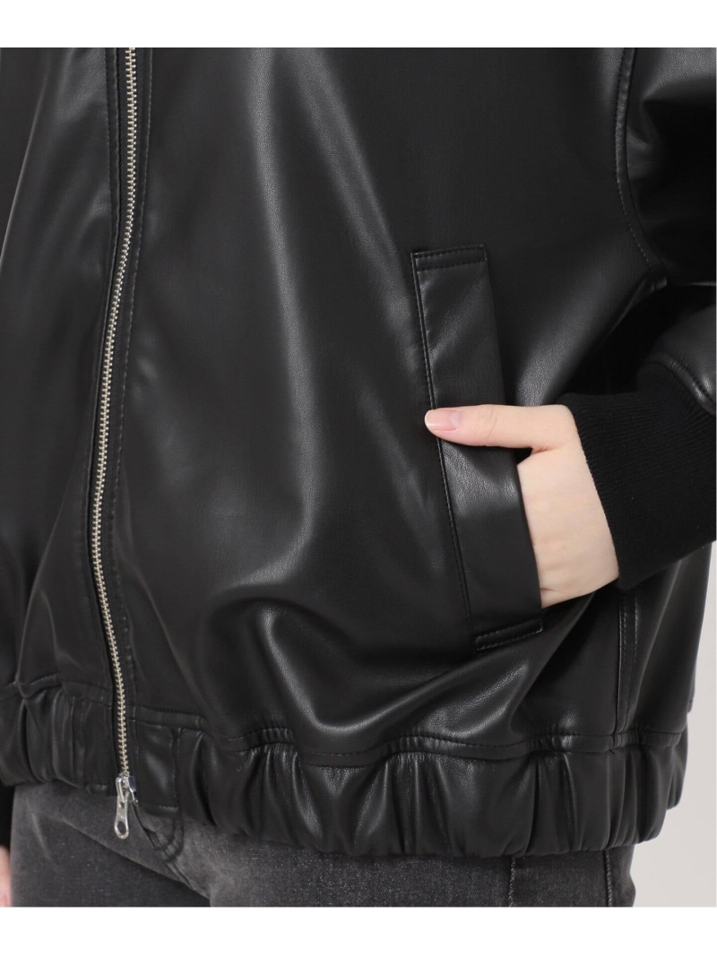 楽天市場】ボアカラーフェイクレザーブルゾン JOURNAL STANDARD relume