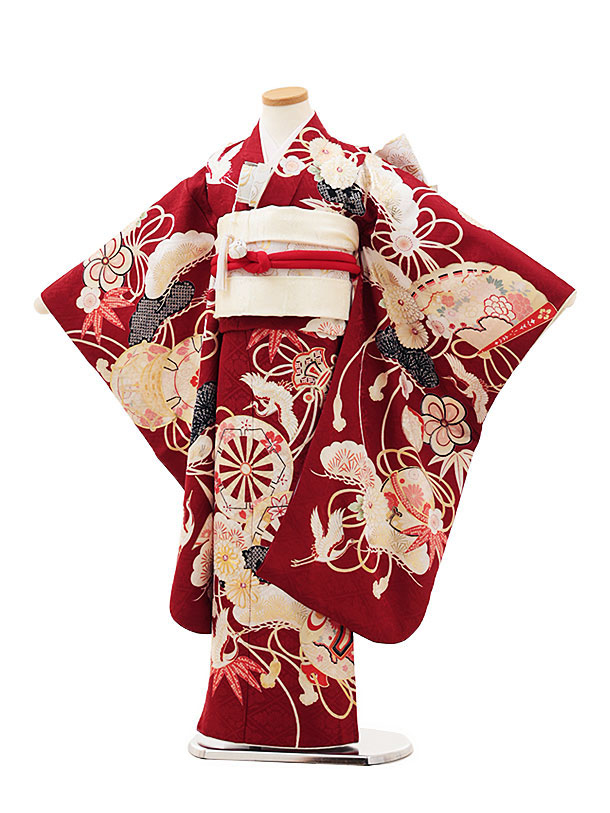 楽天市場】七五三 着物 7歳 フルセット レンタル 女の子 高級正絹Y212