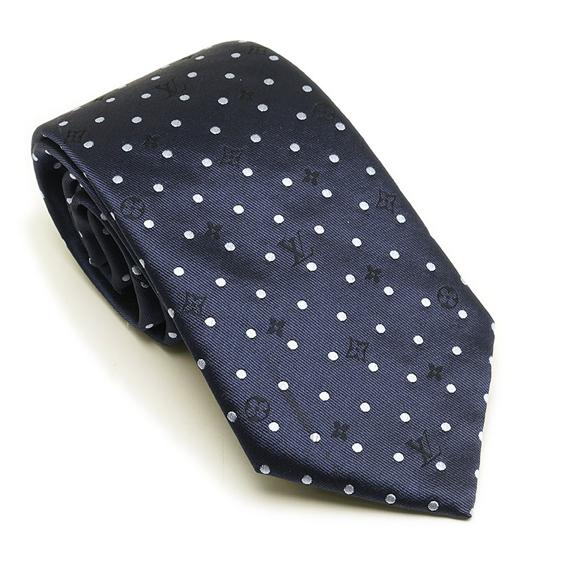 楽天市場】ルイ ヴィトン ネクタイ ネイビーの通販