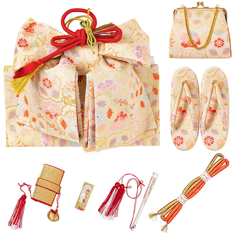 楽天市場】七五三 女の子 結び帯 はこせこセット バッグ 草履21cm 箱迫