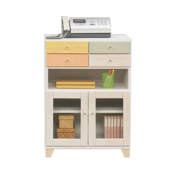 楽天市場】電話台 FAX台 キャビネット サイドボード リビングボード