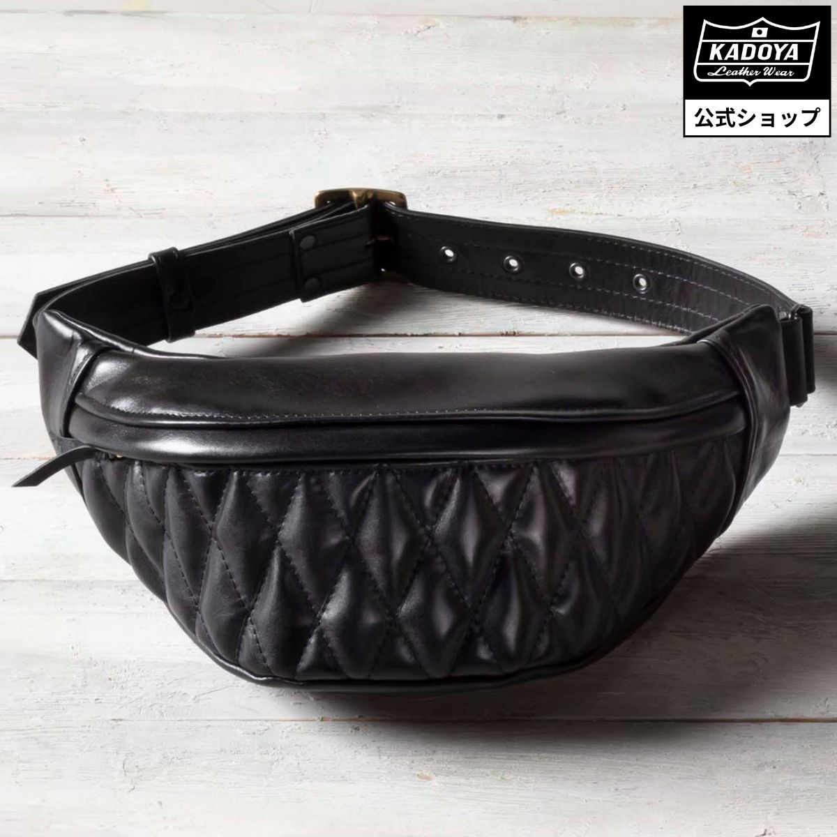 楽天市場】KADOYA HFG/WAIST BAG-PTD / ブラック カドヤ公式 楽天市場
