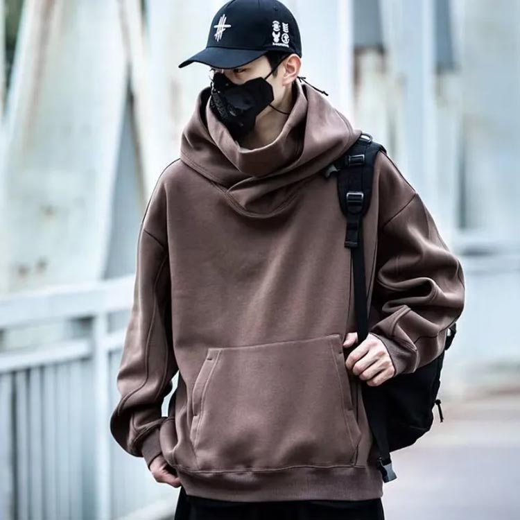 楽天市場】ハイネック パーカー レディース メンズ ボリュームネック