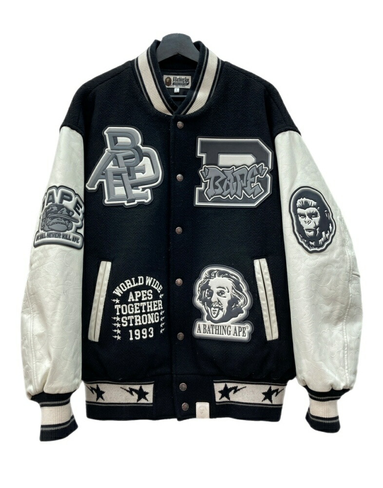 楽天市場】スタジャン（ブランドア ベイシング エイプ）（メンズ