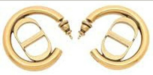 楽天市場】Christian Dior フープピアスクリスチャンディオールCD