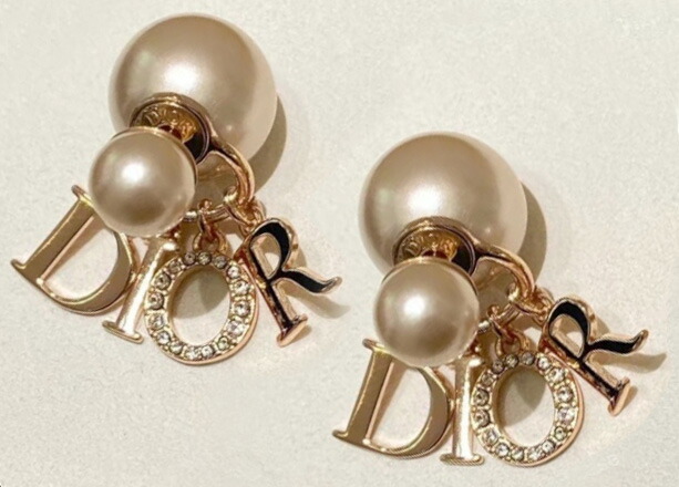 楽天市場】Christian Dior ピアスクリスチャンディオールシルバー