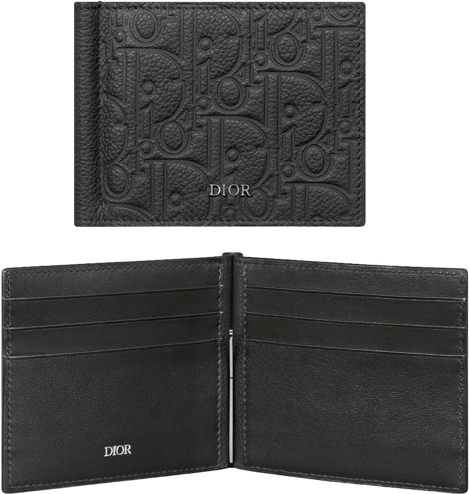 楽天市場】DIOR HOMME ディオールオムイタリア製マネークリップ付き2