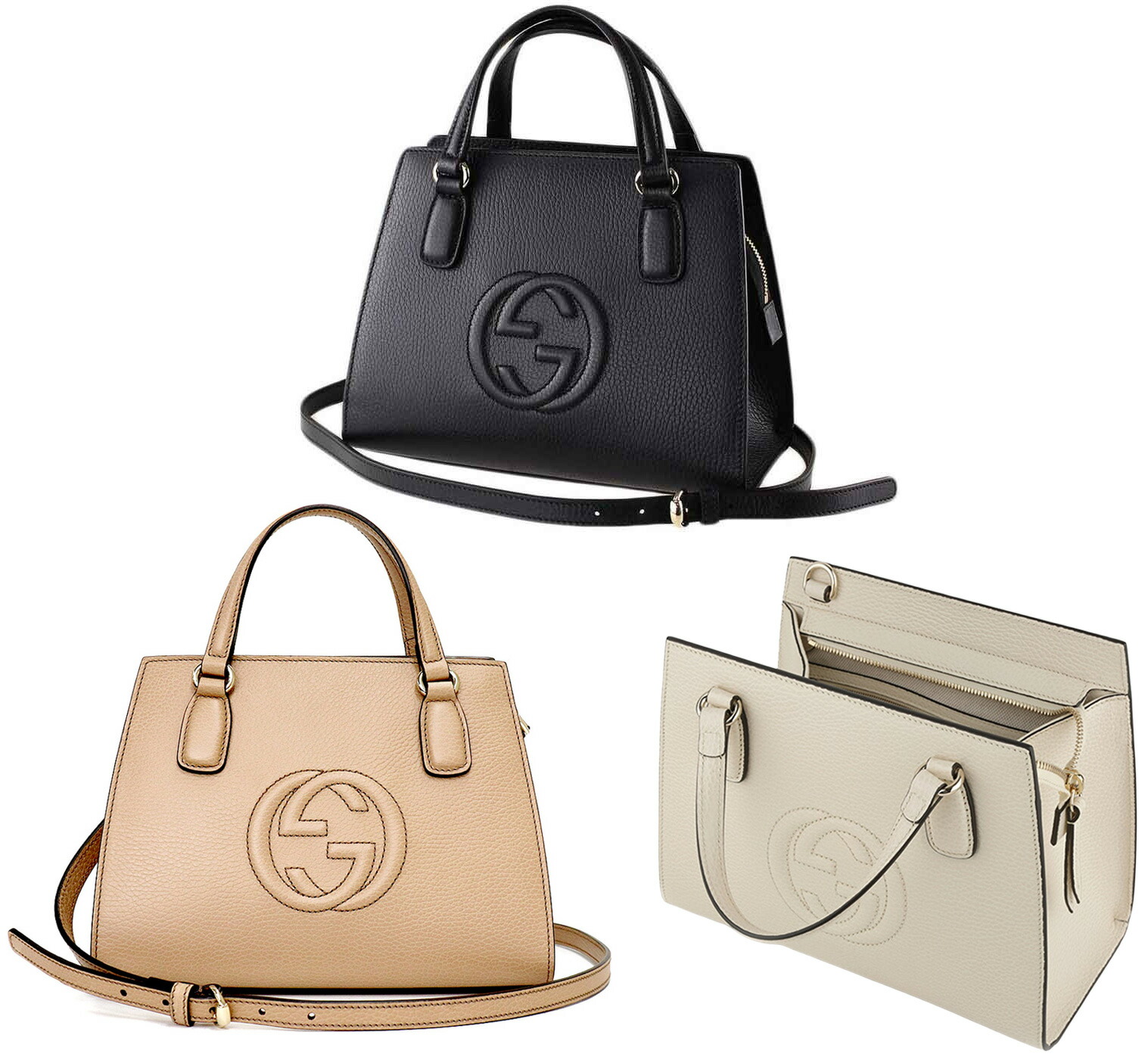 楽天市場】GUCCI グッチ レディースインターロックGエンボスロゴ2WAY