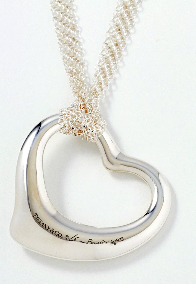 楽天市場】Tiffany&Co. ティファニーオープンハートペンダント