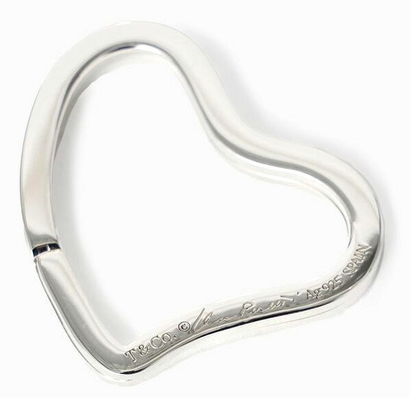 楽天市場】Tiffany&Co. ティファニーオープンハートキーリング