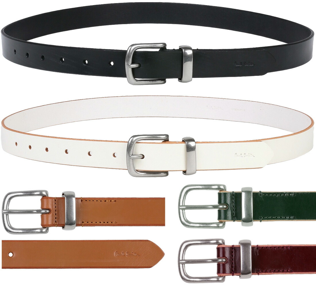楽天市場】Paul Smith ポールスミスメンズ カラーレザーベルト剣先