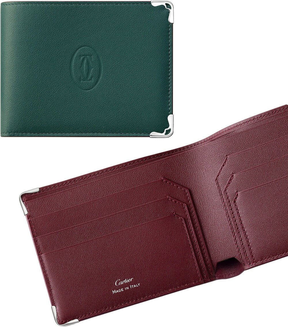 楽天市場】Cartier カルティエ二つ折りクレジットカードケースエンボス