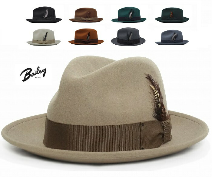 楽天市場】Bailey ベイリー フェルト 中折れハット BLIXEN ブリクセン
