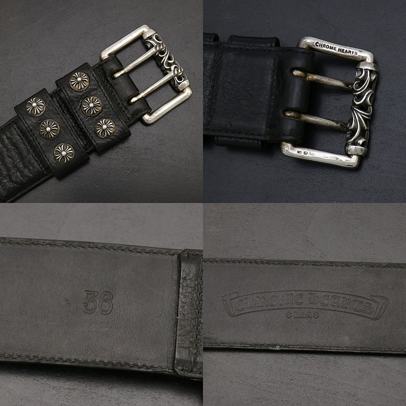 楽天市場】クロムハーツ【CHROMEHEARTS】ダブルピン/ローラーベルト/36