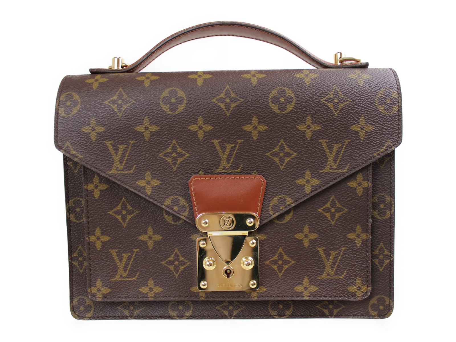 楽天市場】【廃盤】LOUIS VUITTON ルイヴィトン モンソー ハンドバッグ