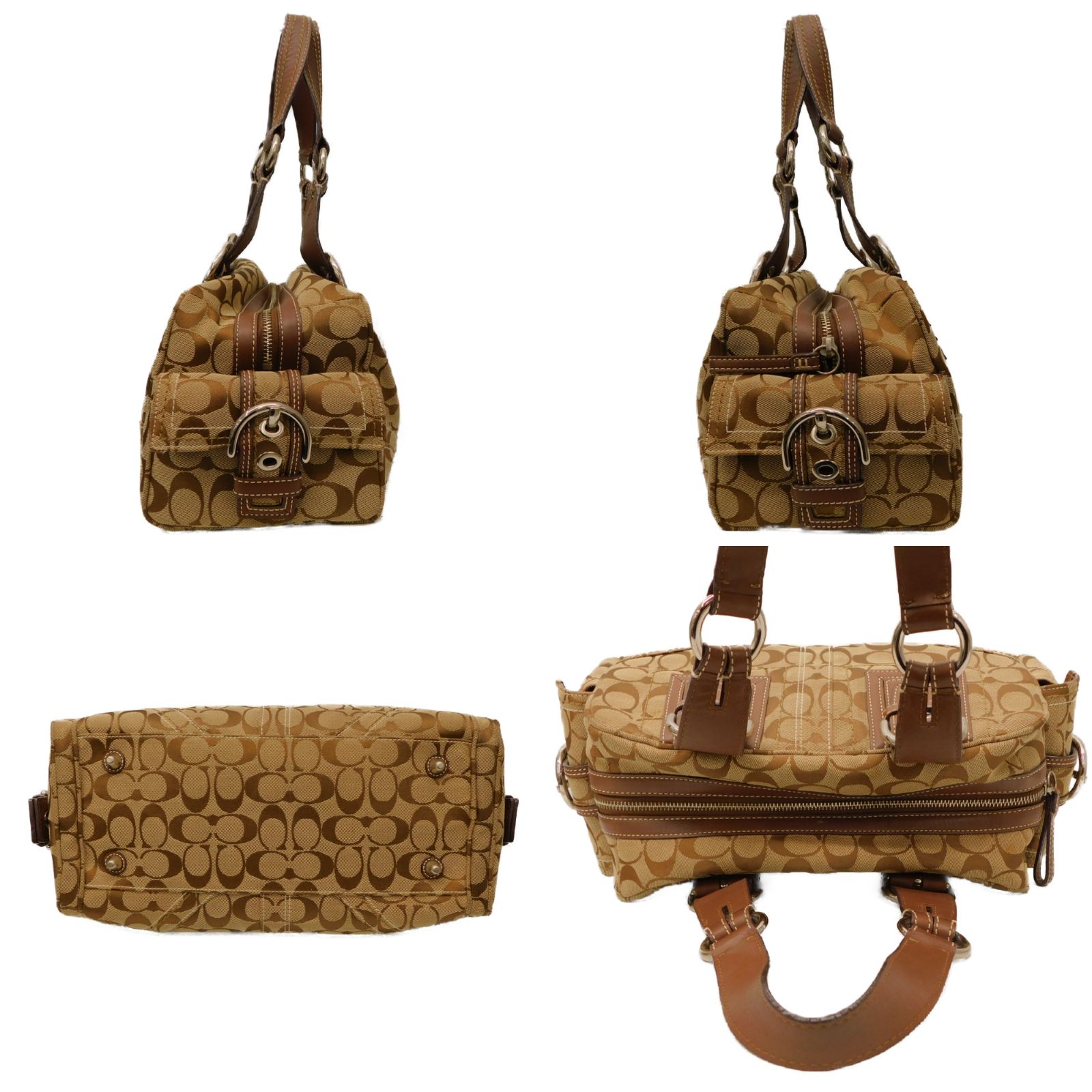 楽天市場】【布袋有り】COACH コーチ ソーホーシグネチャーサッチェル