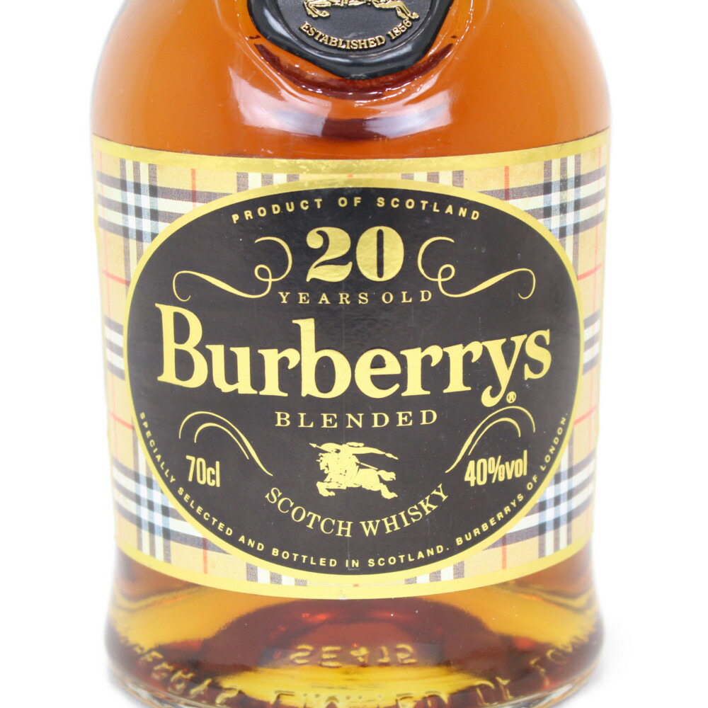 楽天市場】【未開封】Burberrys バーバリー 20年 スコッチウイスキー