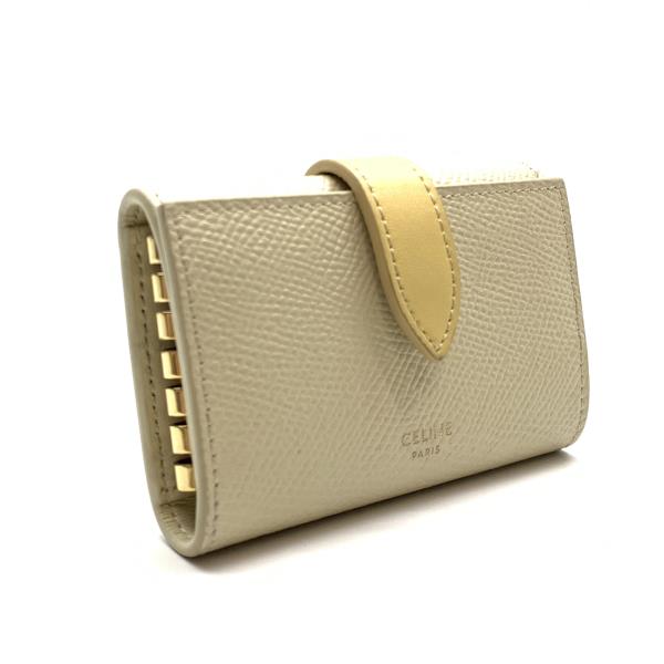 楽天市場】CELINE セリーヌ ストラップ キーケース キーリング 6連