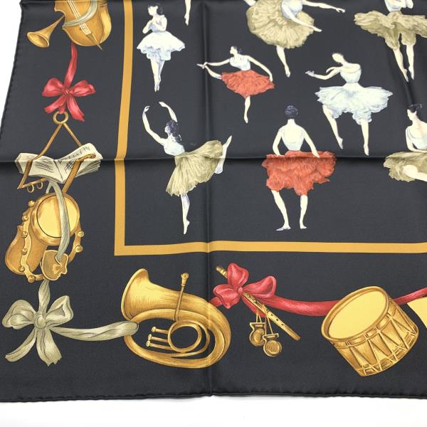 楽天市場】未使用 HERMES エルメス カレ90 LA DANCE ラ ダンス