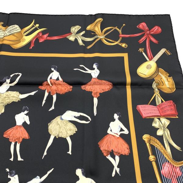 楽天市場】未使用 HERMES エルメス カレ90 LA DANCE ラ ダンス