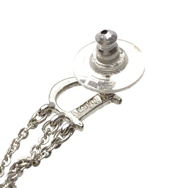 楽天市場】Dior ディオール ロゴ ピアス スタッド チェーン シルバー